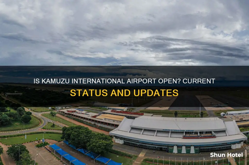 is kamuzu international airport open