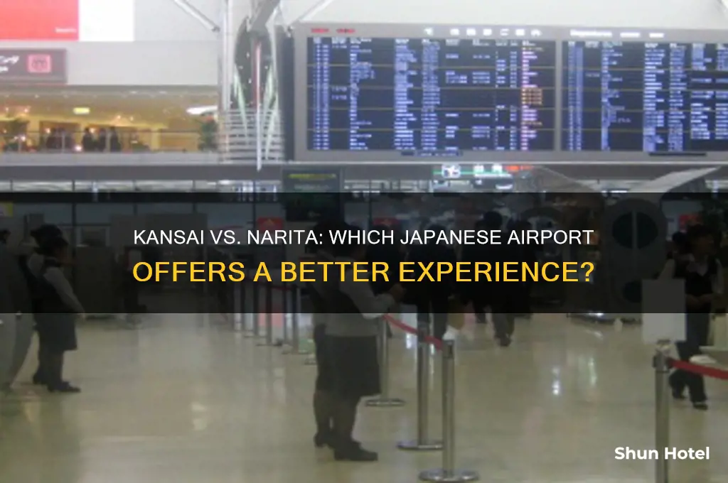 is kansai international airport as nice as tokyo narita airport