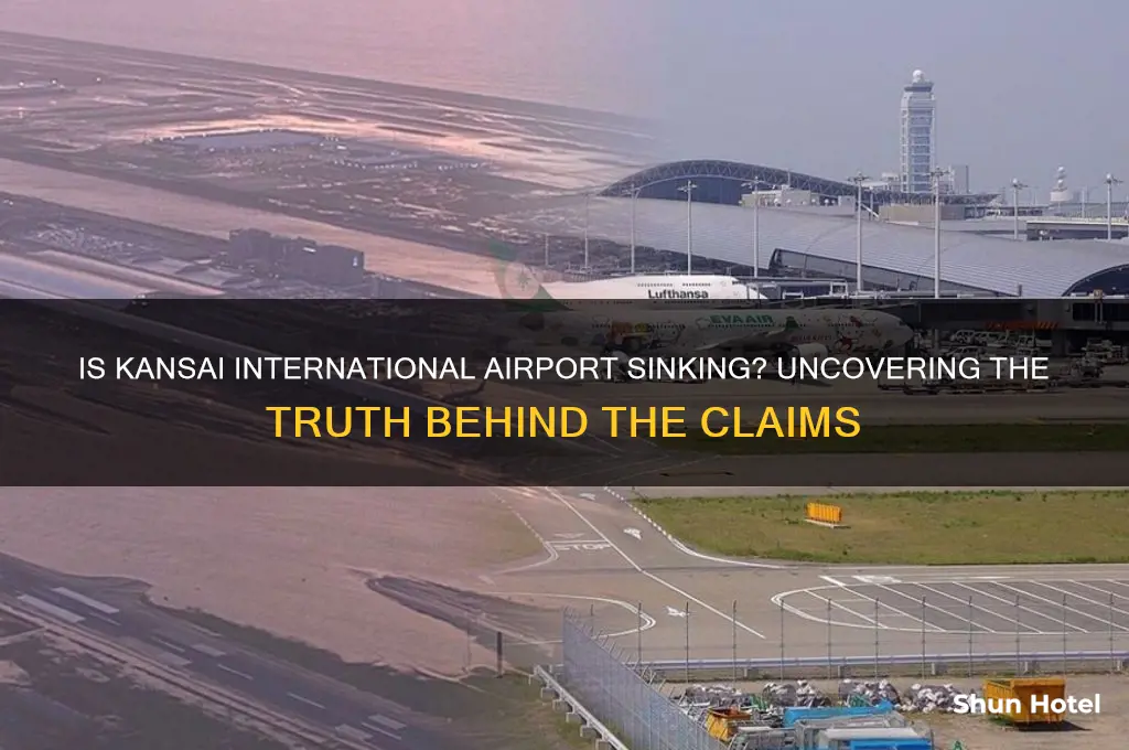 is kansai international airport sinking