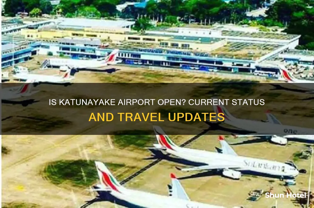 is katunayake airport open