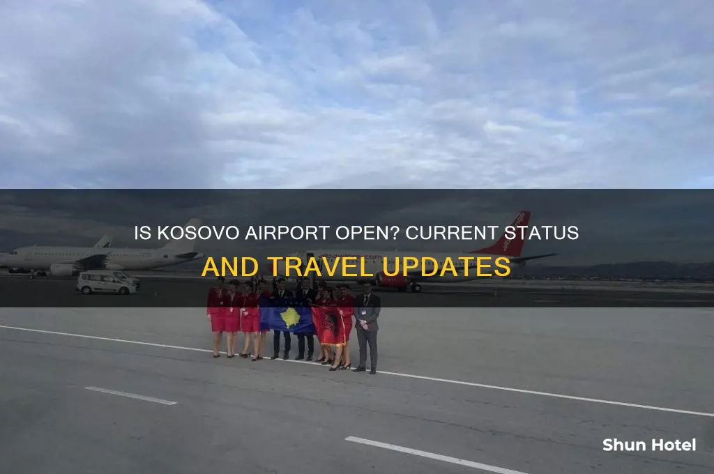 is kosovo airport open