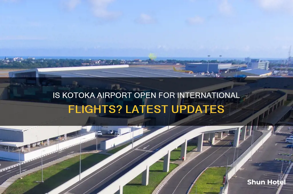 is kotoka airport open for international flights