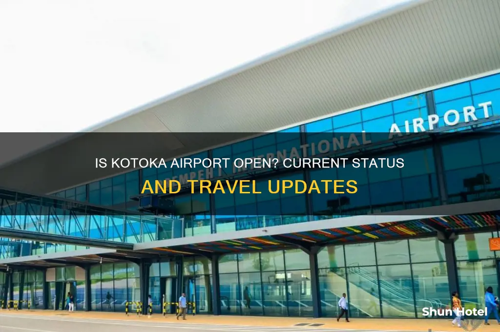 is kotoka airport open
