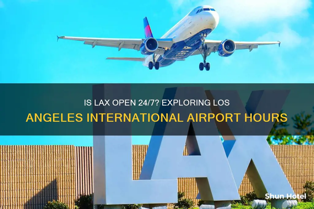 is la international airport 24 hours