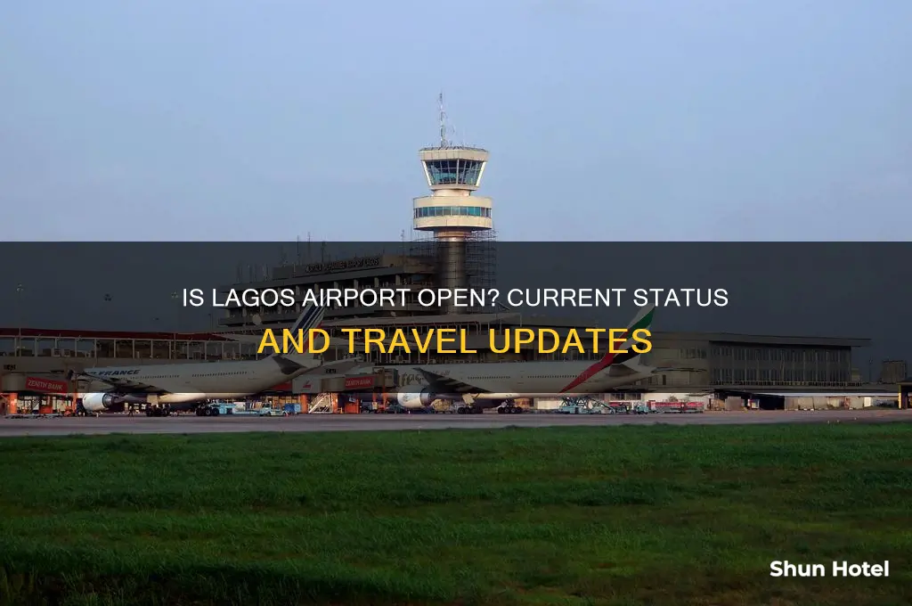 is lagos airport open