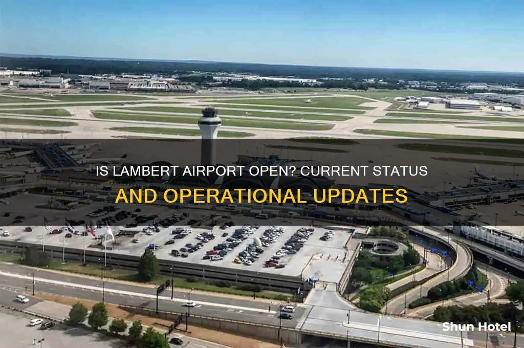 is lambert airport open