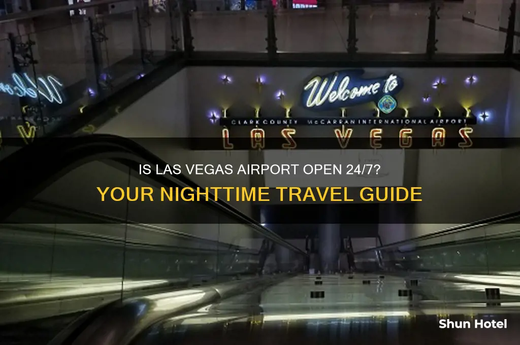 is las vegas airport open all night