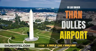 Which is Larger: Dulles or LAX?