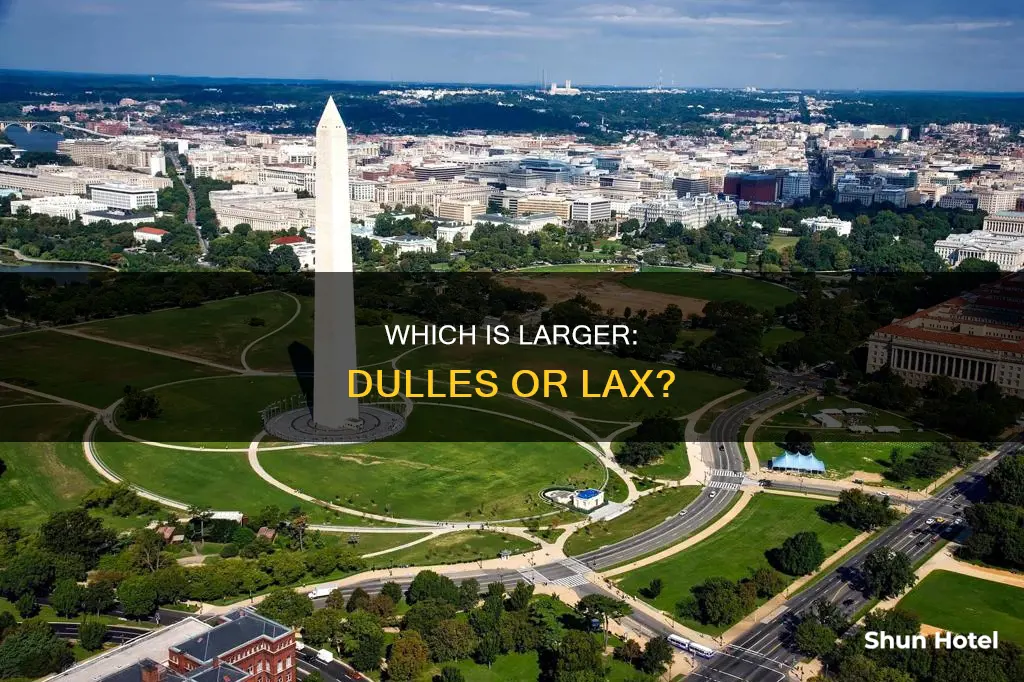 is lax bigger than dulles airport