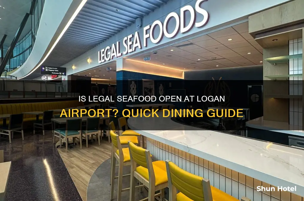 is legal seafood open at logan airport