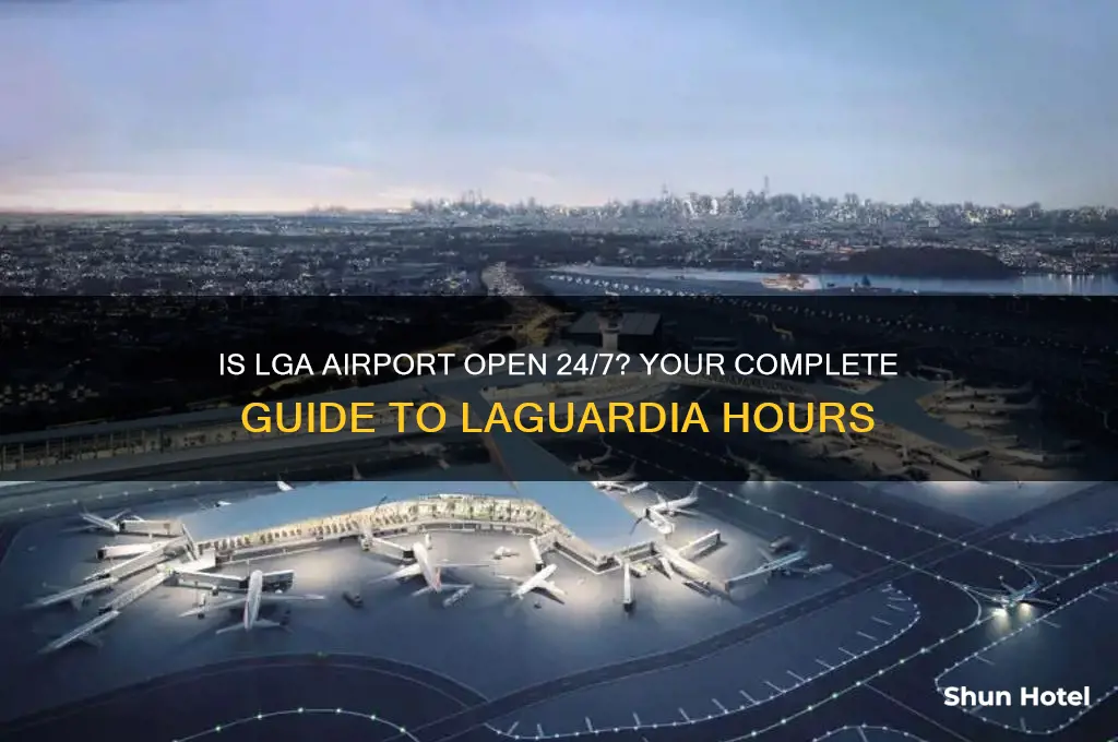 is lga airport open 24 hours