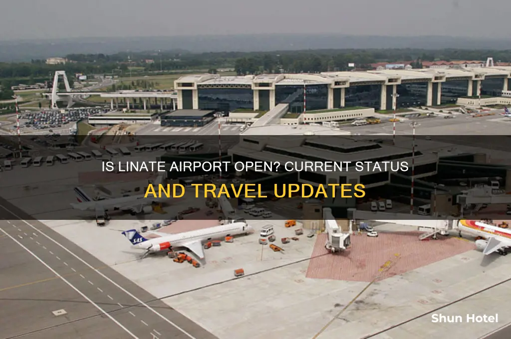is linate airport open