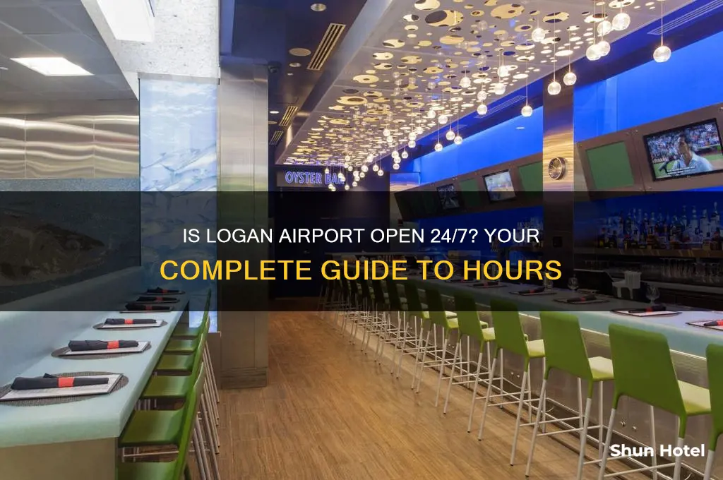 is logan airport open 24 hours