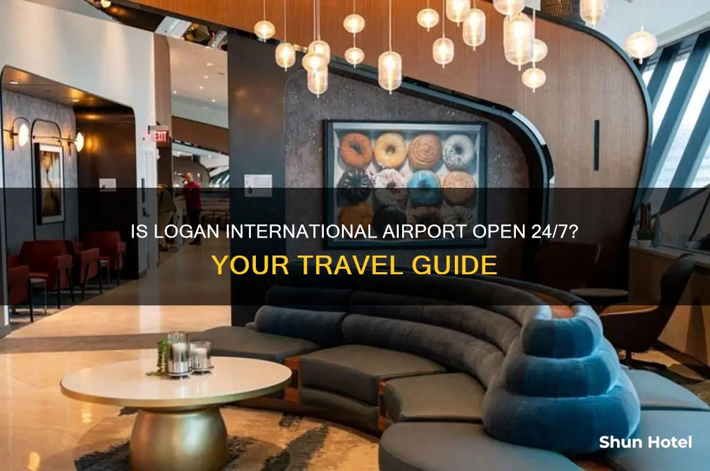 is logan international airport open 24 hours