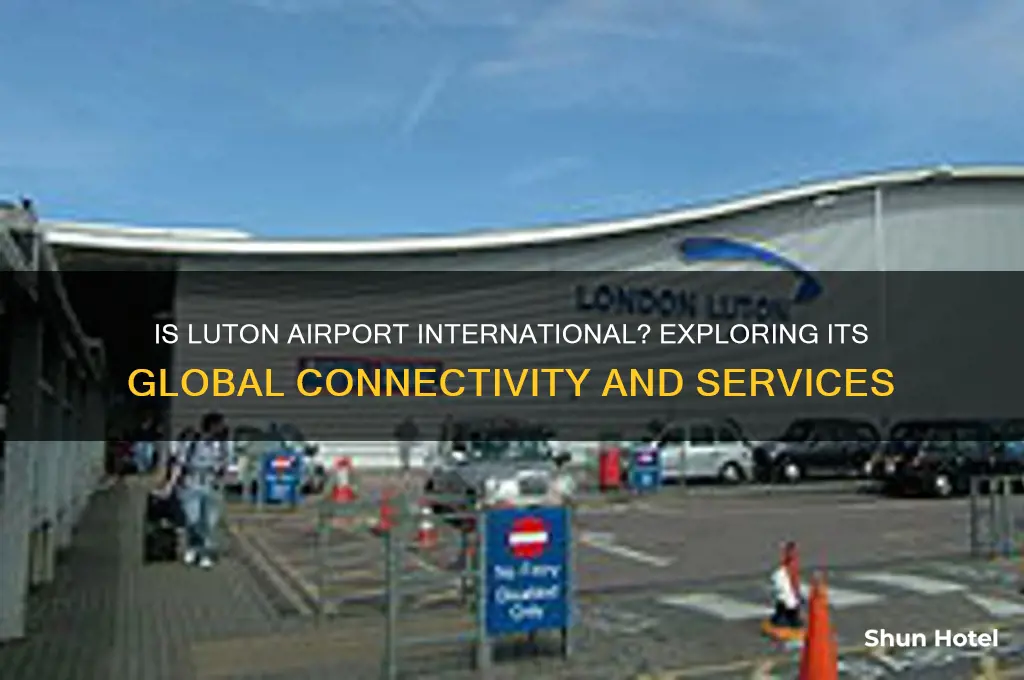 is luton airport international