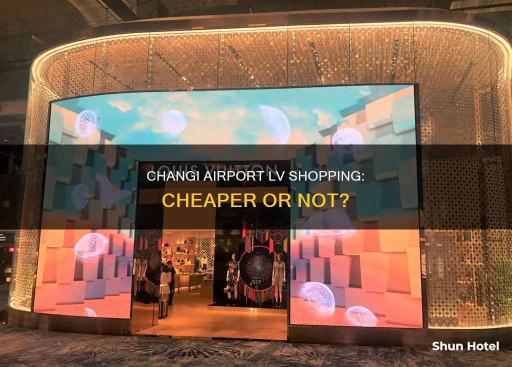 is lv cheaper in changi airport