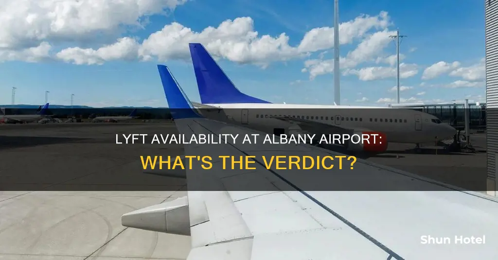 is lyft allowed at albany airport