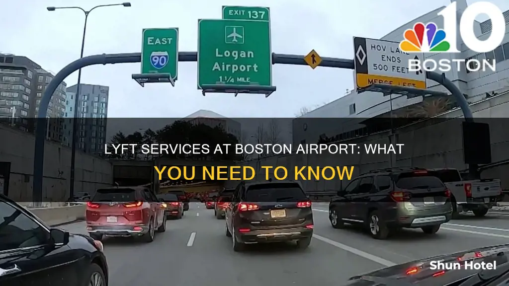 is lyft allowed at boston airport