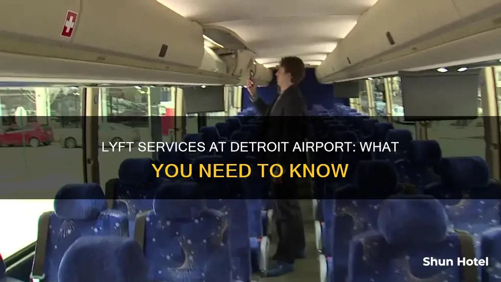 is lyft allowed at detroit airport