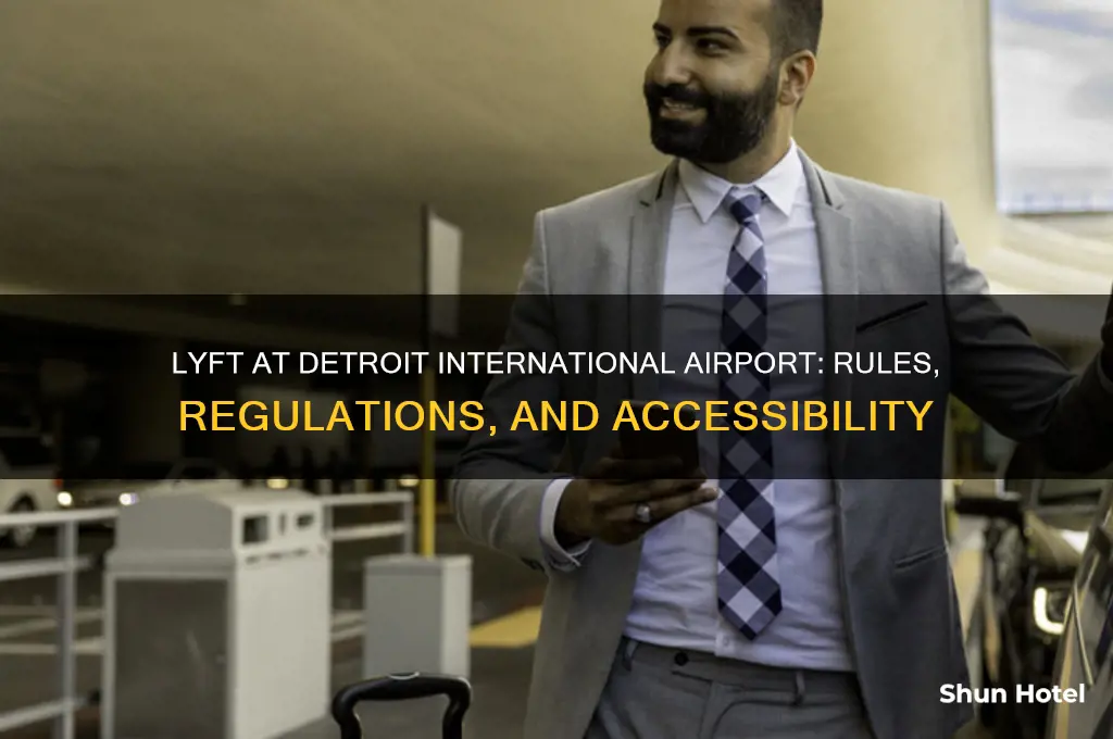is lyft allowed at detroit international airport