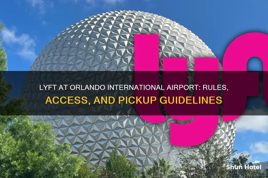 is lyft allowed at orlando international airport