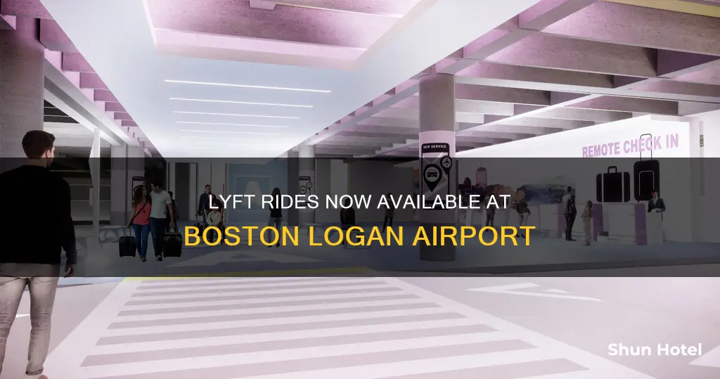 is lyft at boston logan airport