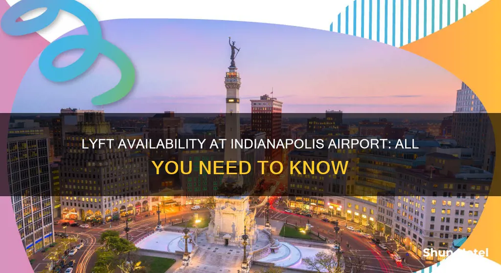 is lyft available at indianapolis airport