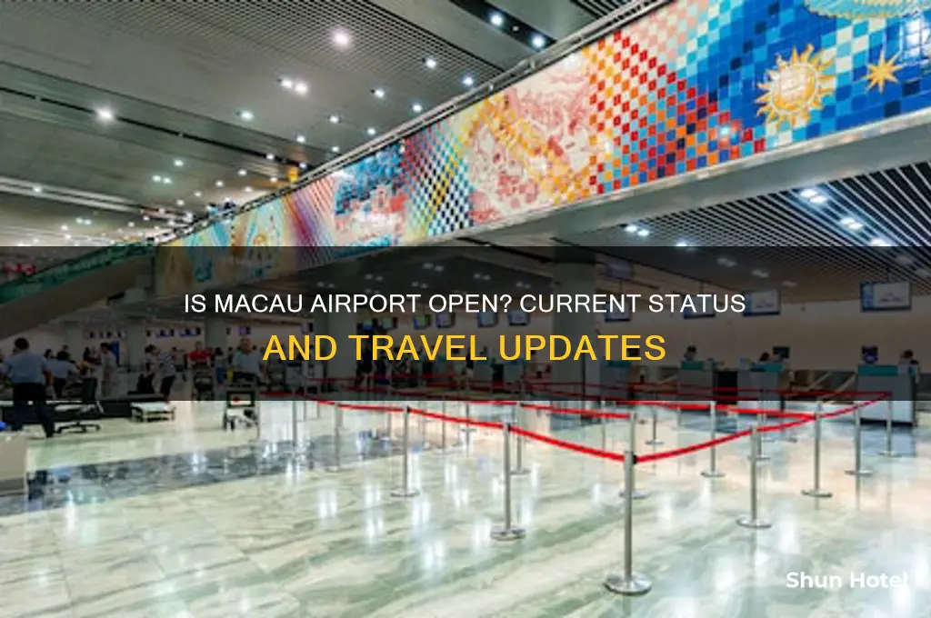 is macau airport open