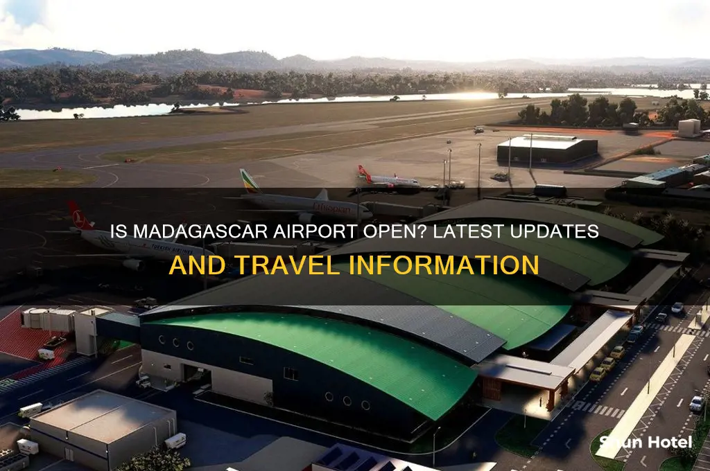 is madagascar airport open