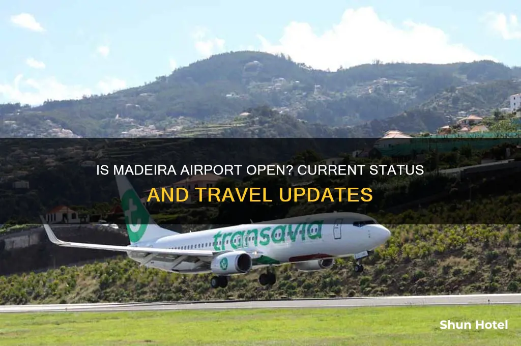 is madeira airport open