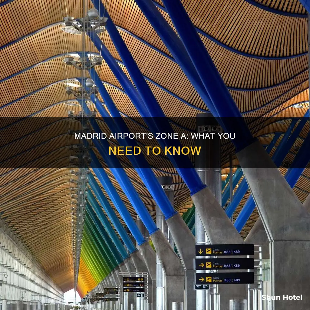 is madrid airport in zone a