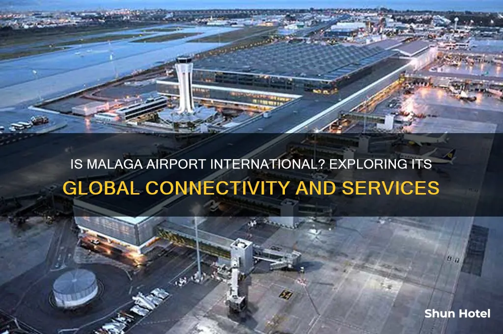 is malaga airport international