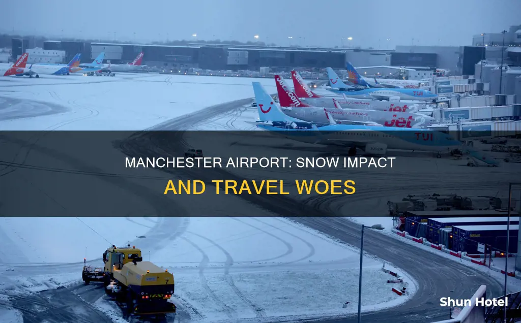 is manchester airport affected by snow