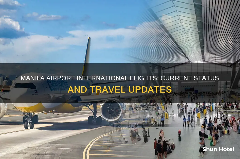 is manila airport open to international flights