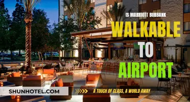 Marriott Burbank: Walking Distance to the Airport?