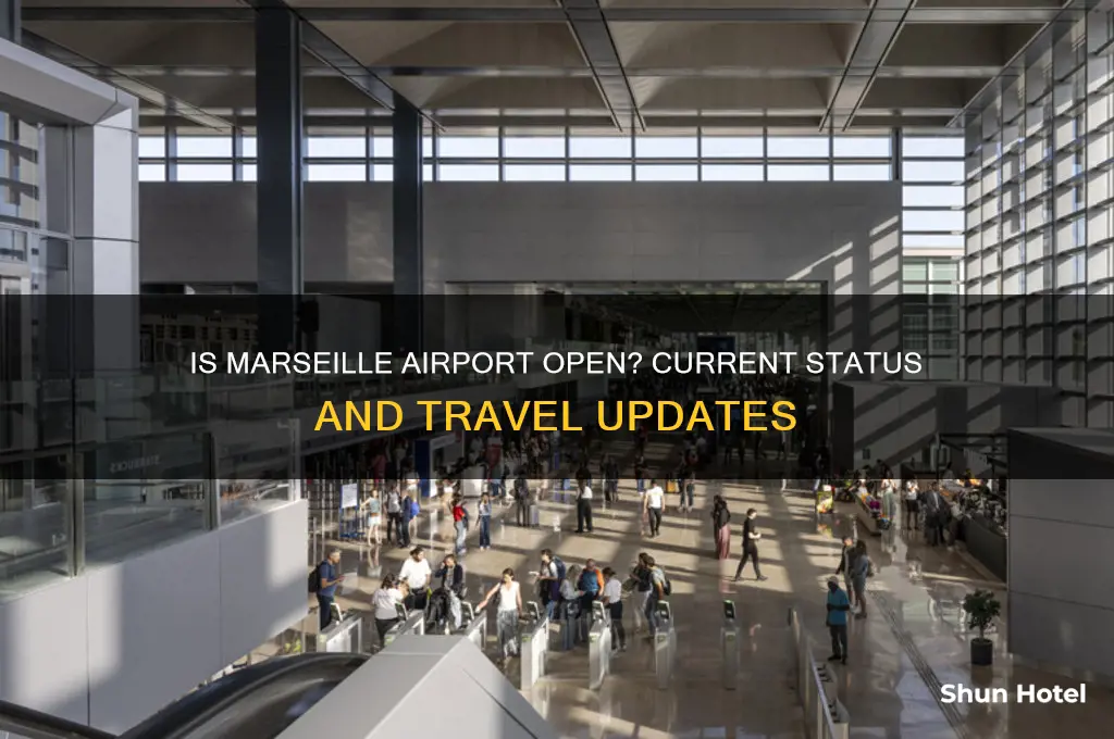 is marseille airport open
