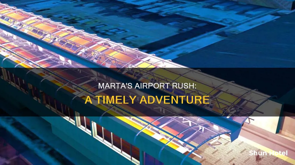is marta running to the airport