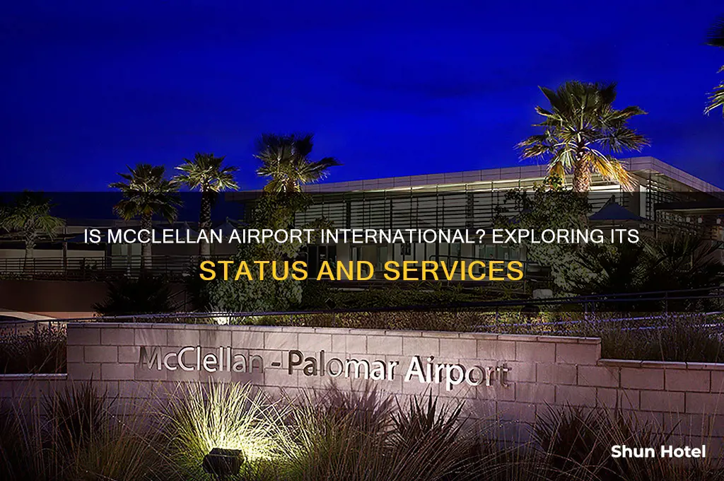 is mcclellan airport international