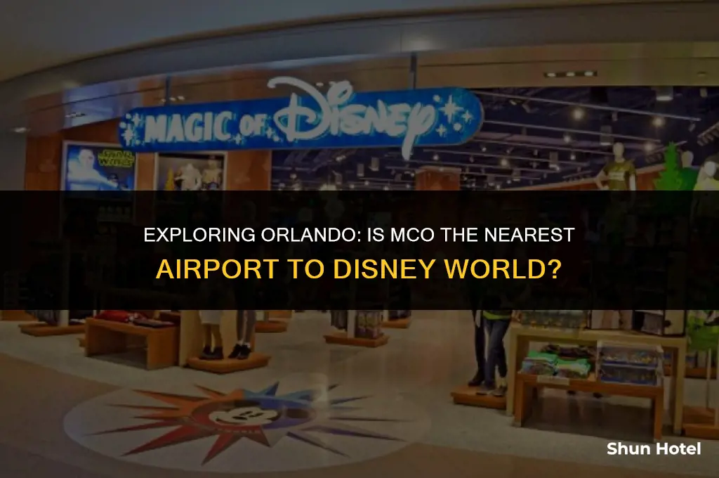 is mco the closest airport to disney world