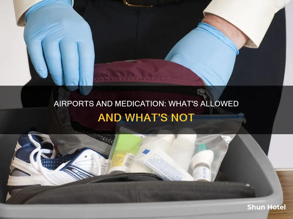 is medication an exception at airports