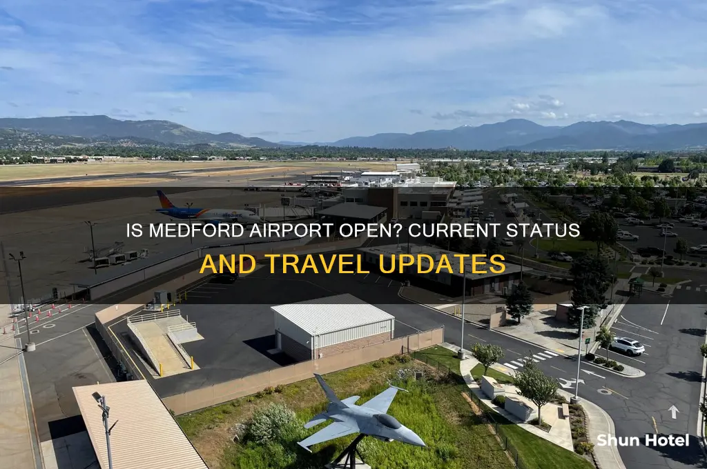 is medord airport open