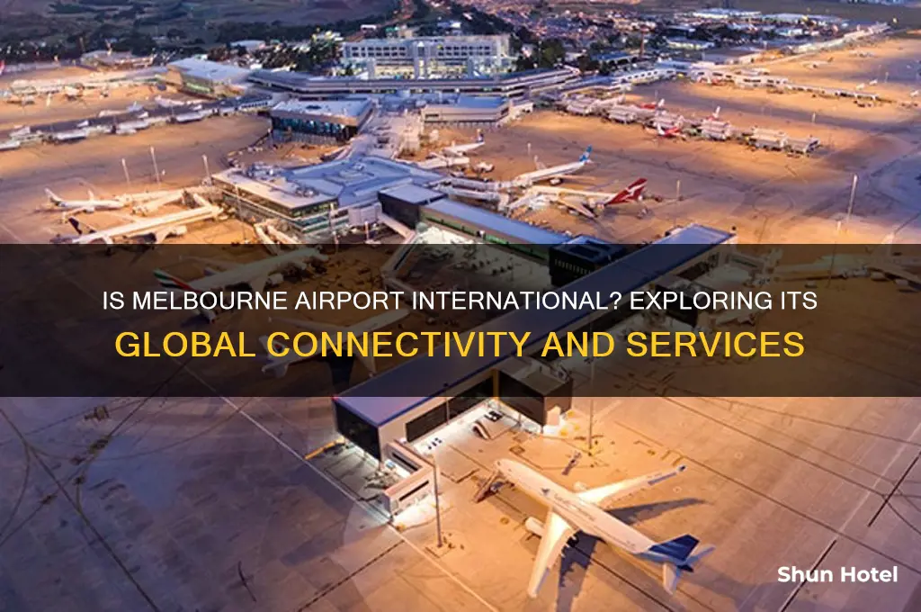 is melbourne airport international
