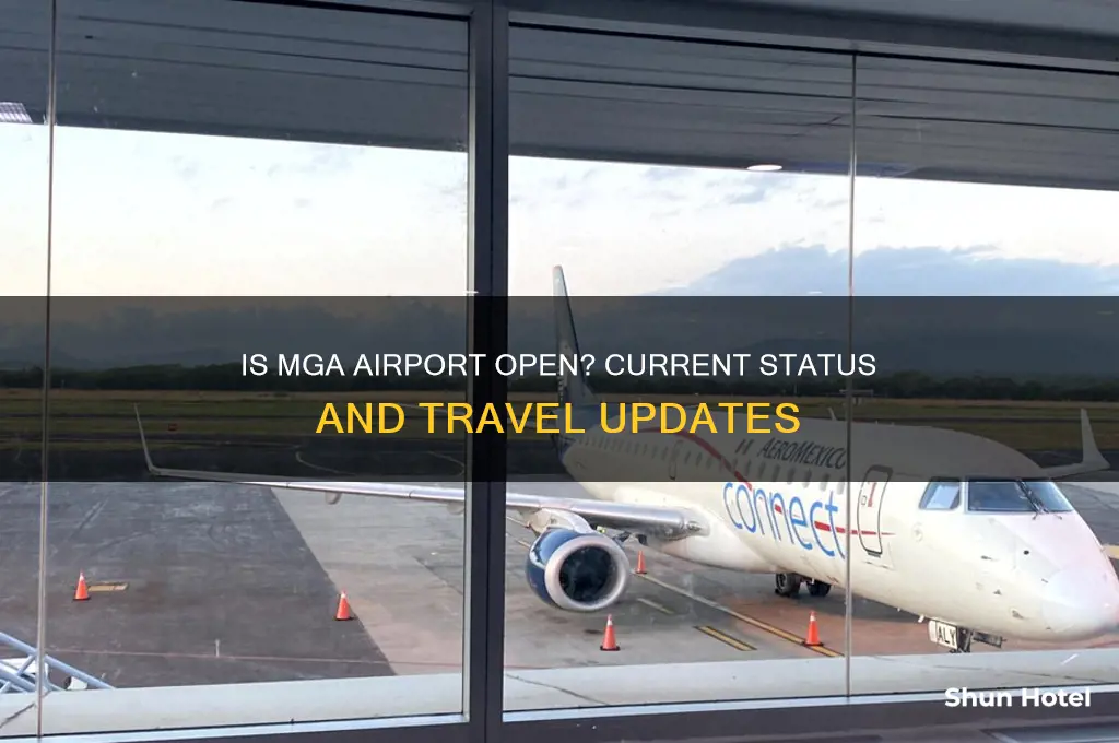 is mga airport open
