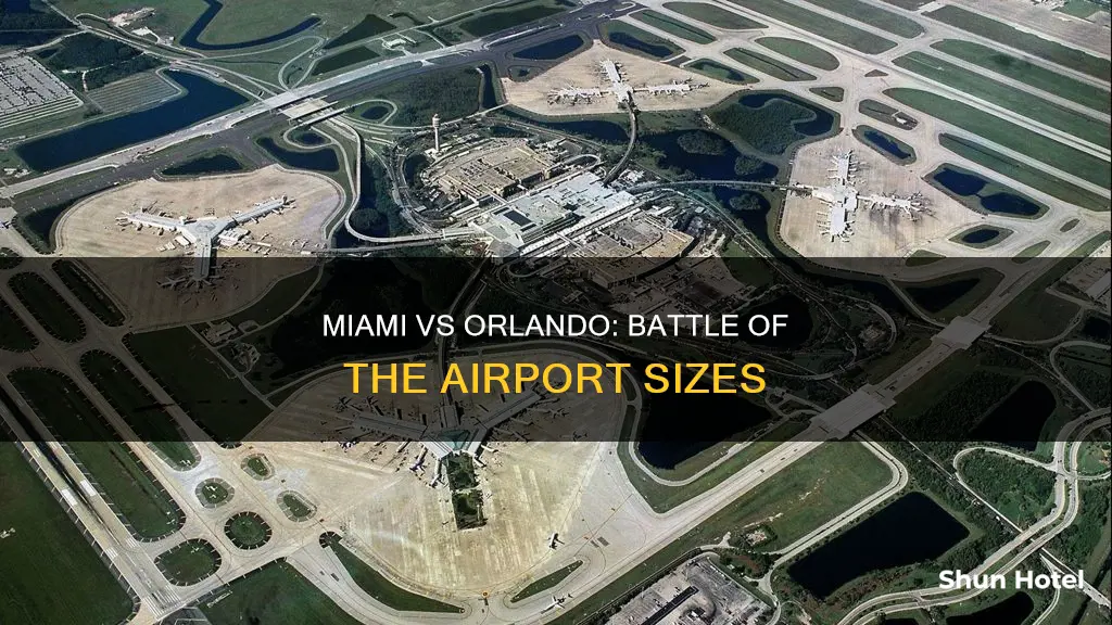 is miami airport bigger than orlando