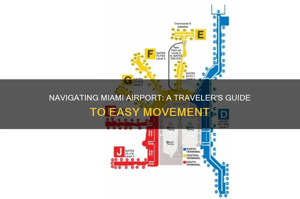 is miami airport easy to get around