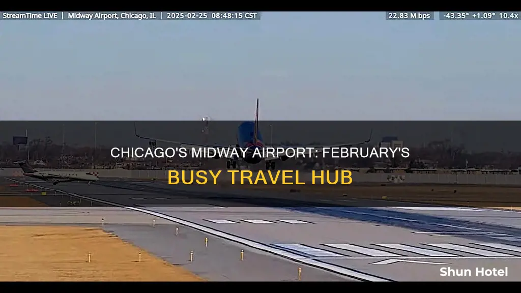 is midway airport busy in february