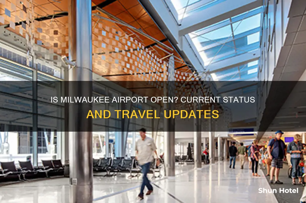 is milwaukee airport open