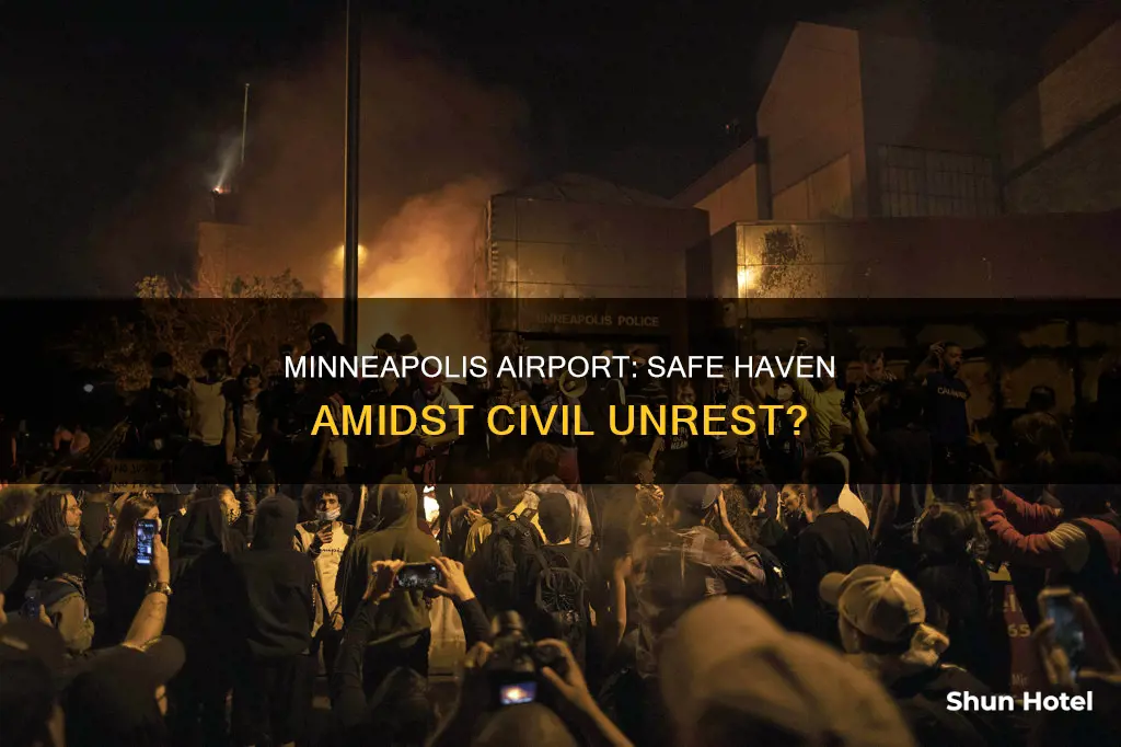 is minneapolis airport safe from riots
