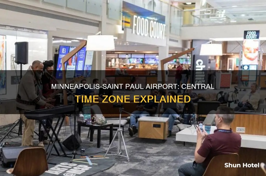 is minneapolis saint paul international airport on central time