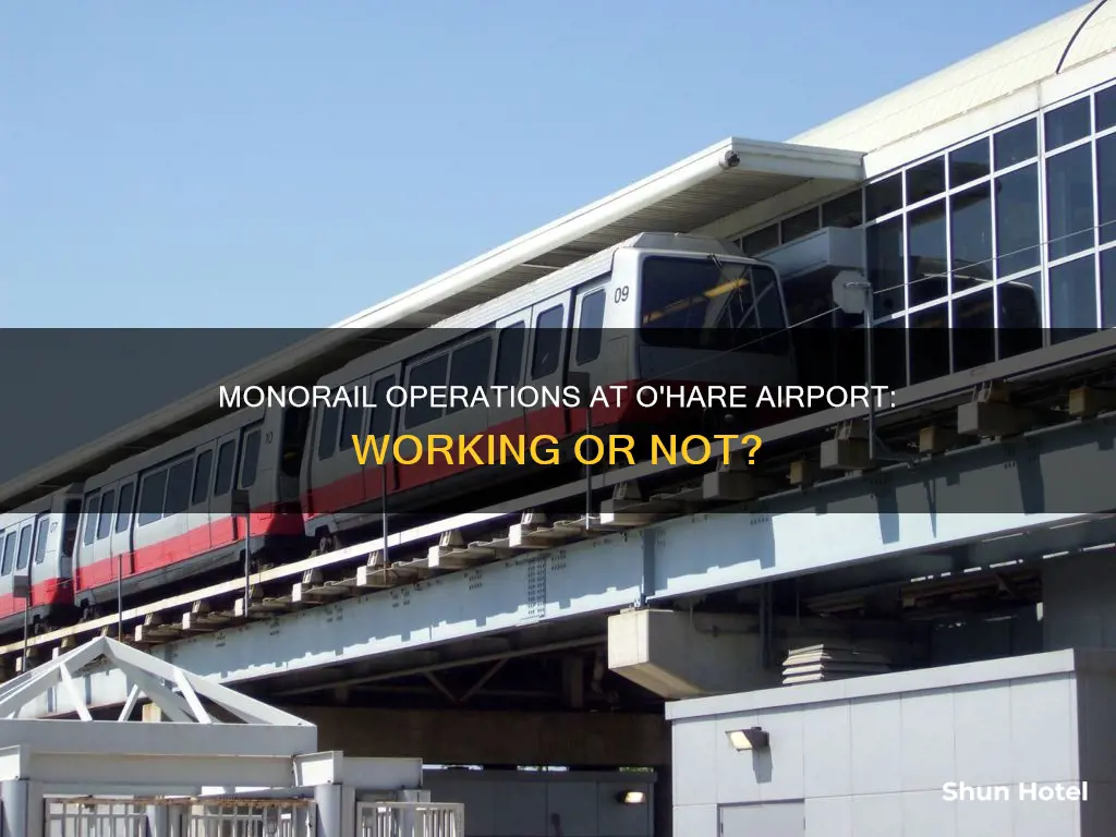 is monorail working at ohare airport